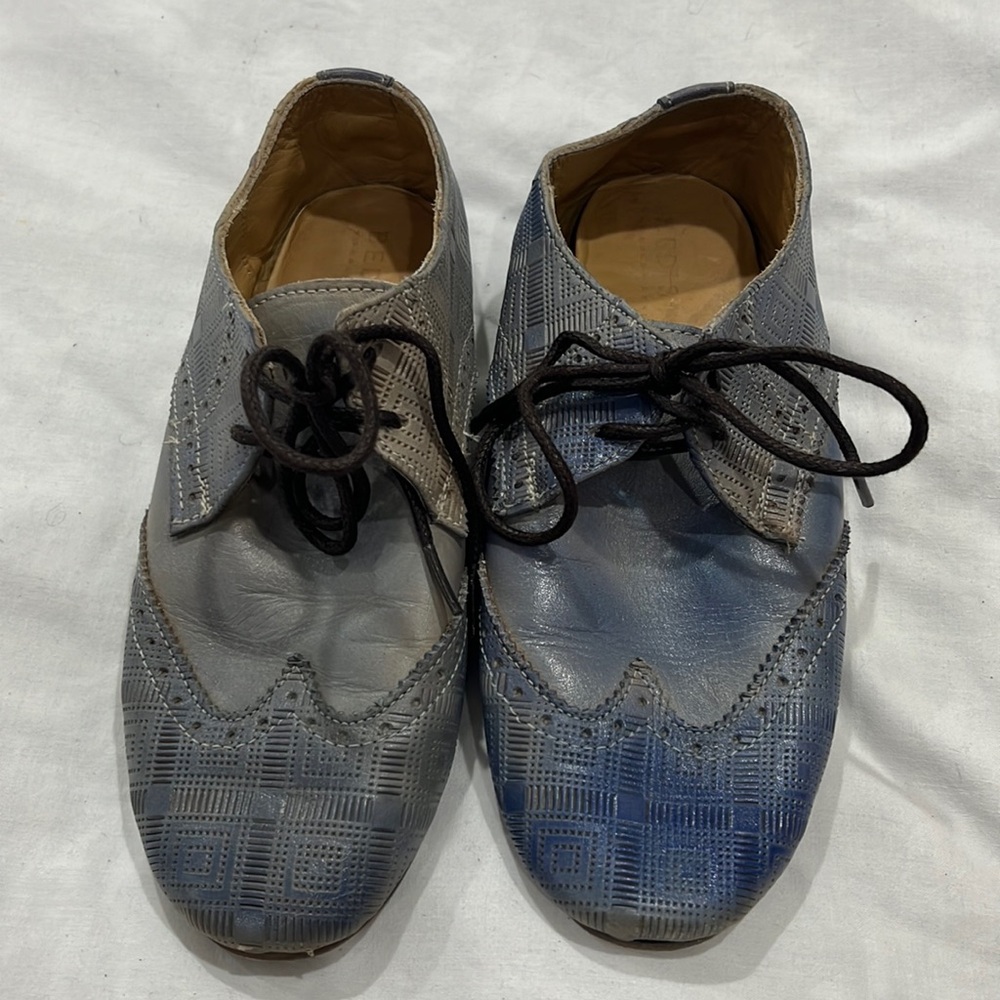 Bed Stu Oxford loafers blue sz 7.5